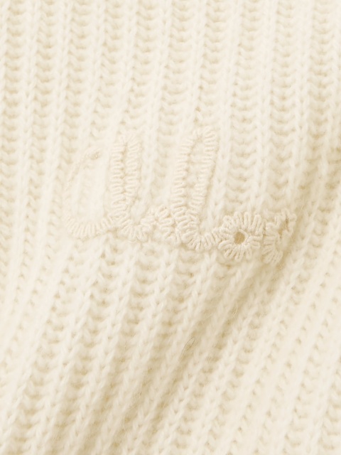 OEM ODM Classic Ribbed Turtleneck Sweater with Red Stripe Detail