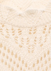Customized Women’s knit Lace Blouse – Elegant Vintage-Inspired Long Sleeve Top