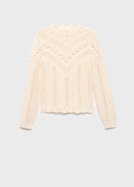 Customized Women’s knit Lace Blouse – Elegant Vintage-Inspired Long Sleeve Top
