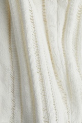 Personalized Sleeveless Open-Knit Cardigan with Button Front