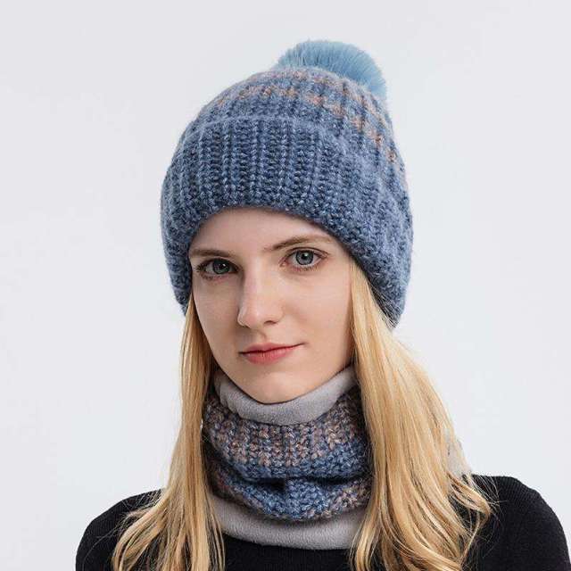 Made-to-order Pink Pom-Pom Knit Beanie Hat