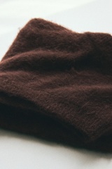 Custom Design Men's Fuzzy Knit V-Neck Vest