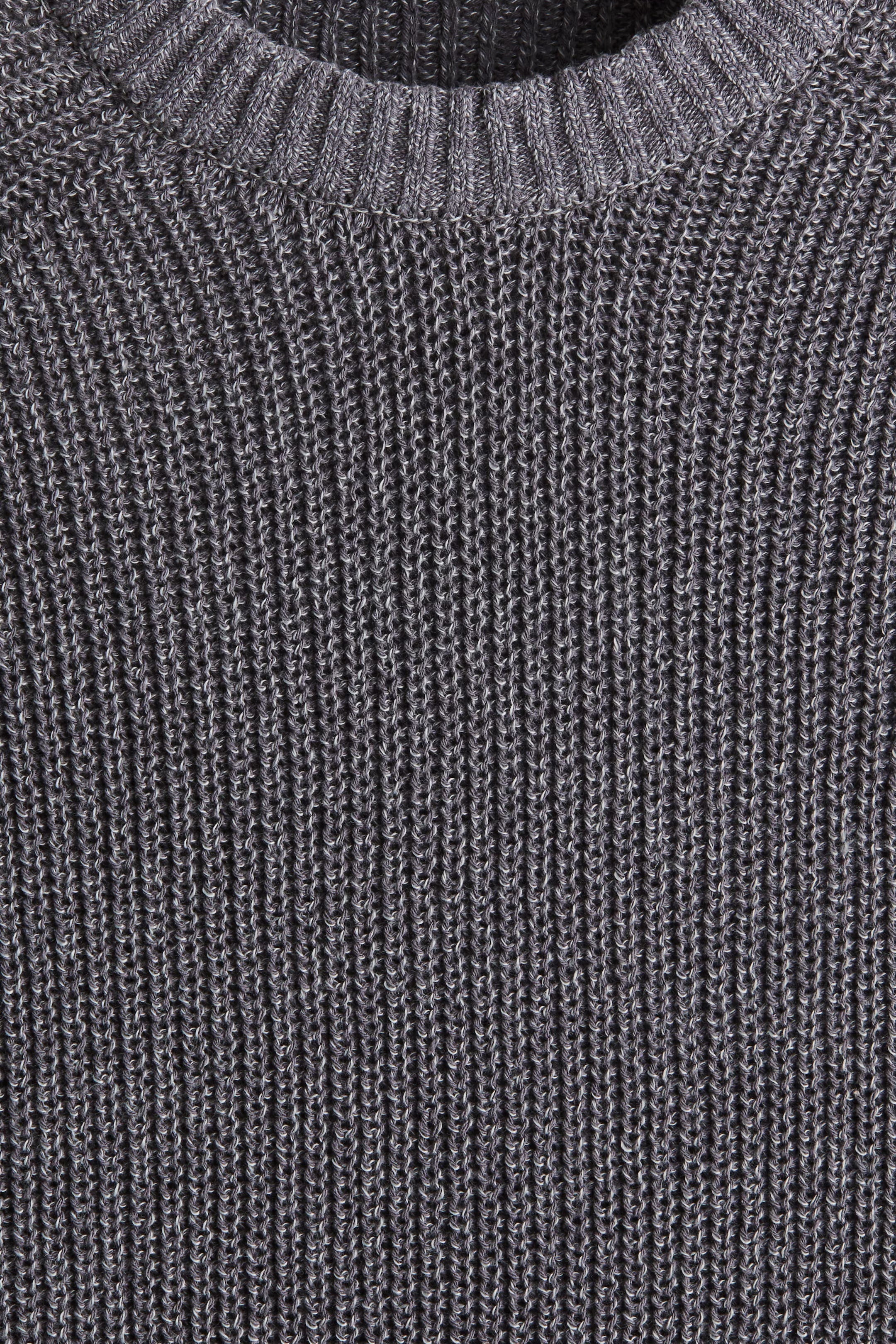 Factory Direct Men's Ribbed Knit Half-Sleeve Sweater