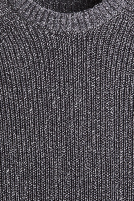 Factory Direct Men's Ribbed Knit Half-Sleeve Sweater
