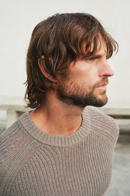 Factory Direct Men's Ribbed Knit Half-Sleeve Sweater