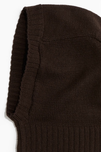 Whoelsale Women’s Ribbed Knit Balaclava Hood
