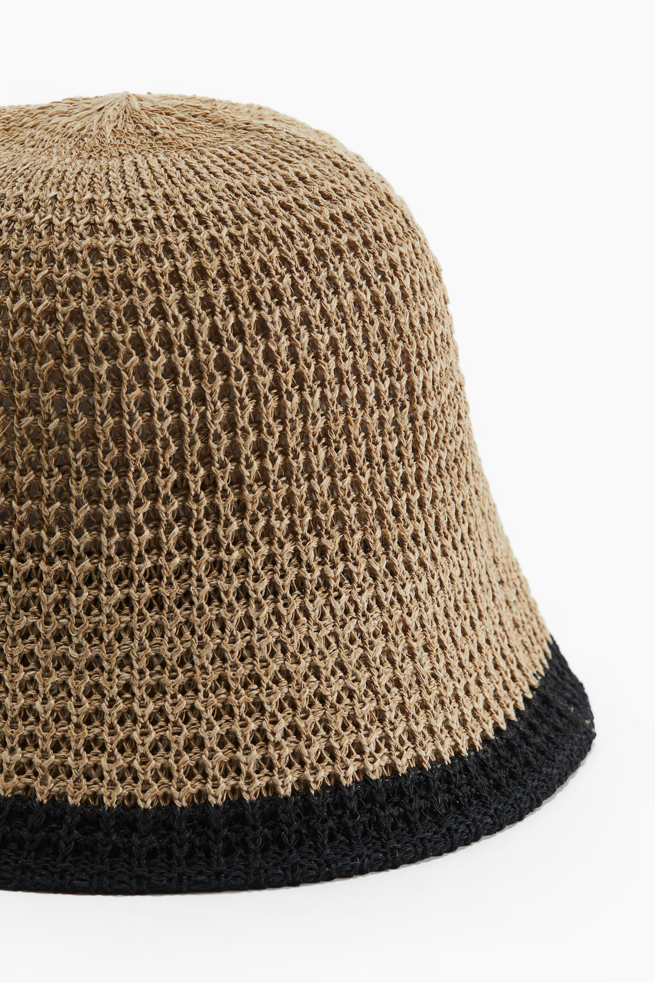 OEM ODM Unisex Two-Tone Crochet Bucket Hat
