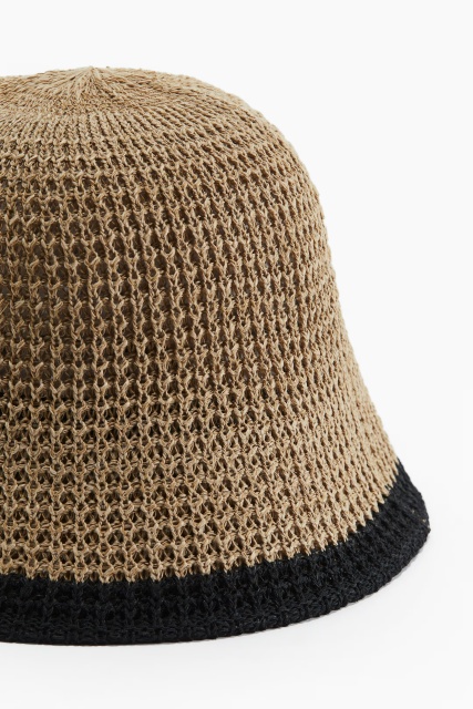 OEM ODM Unisex Two-Tone Crochet Bucket Hat