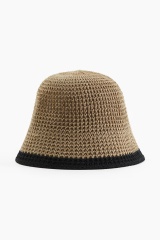 OEM ODM Unisex Two-Tone Crochet Bucket Hat