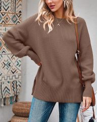 Made-to-order Women’s Oversized Crew Neck Knit Pullover Sweater