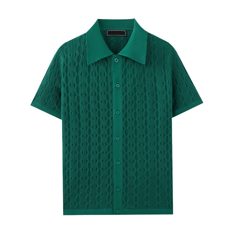 Personalized Men’s Classic White Textured Polo Shirt