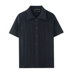 Personalized Men’s Classic White Textured Polo Shirt