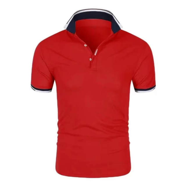 Made-to-order Classic White Polo Shirt with Navy Trim