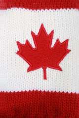 Personalized Canada Flag Mittens with Maple Leaf Design