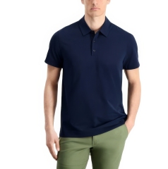 OEM ODM Men’s Classic Navy Blue Polo Shirt