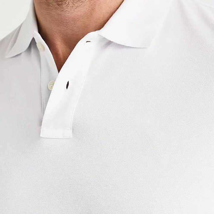 Personalized Men’s Classic White Polo Shirt