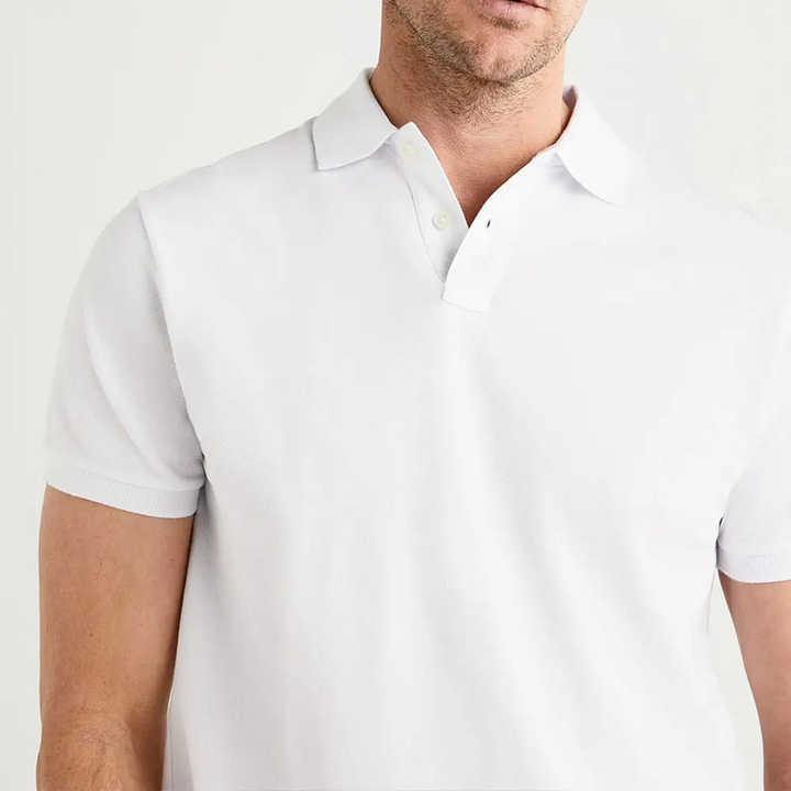 Personalized Men’s Classic White Polo Shirt