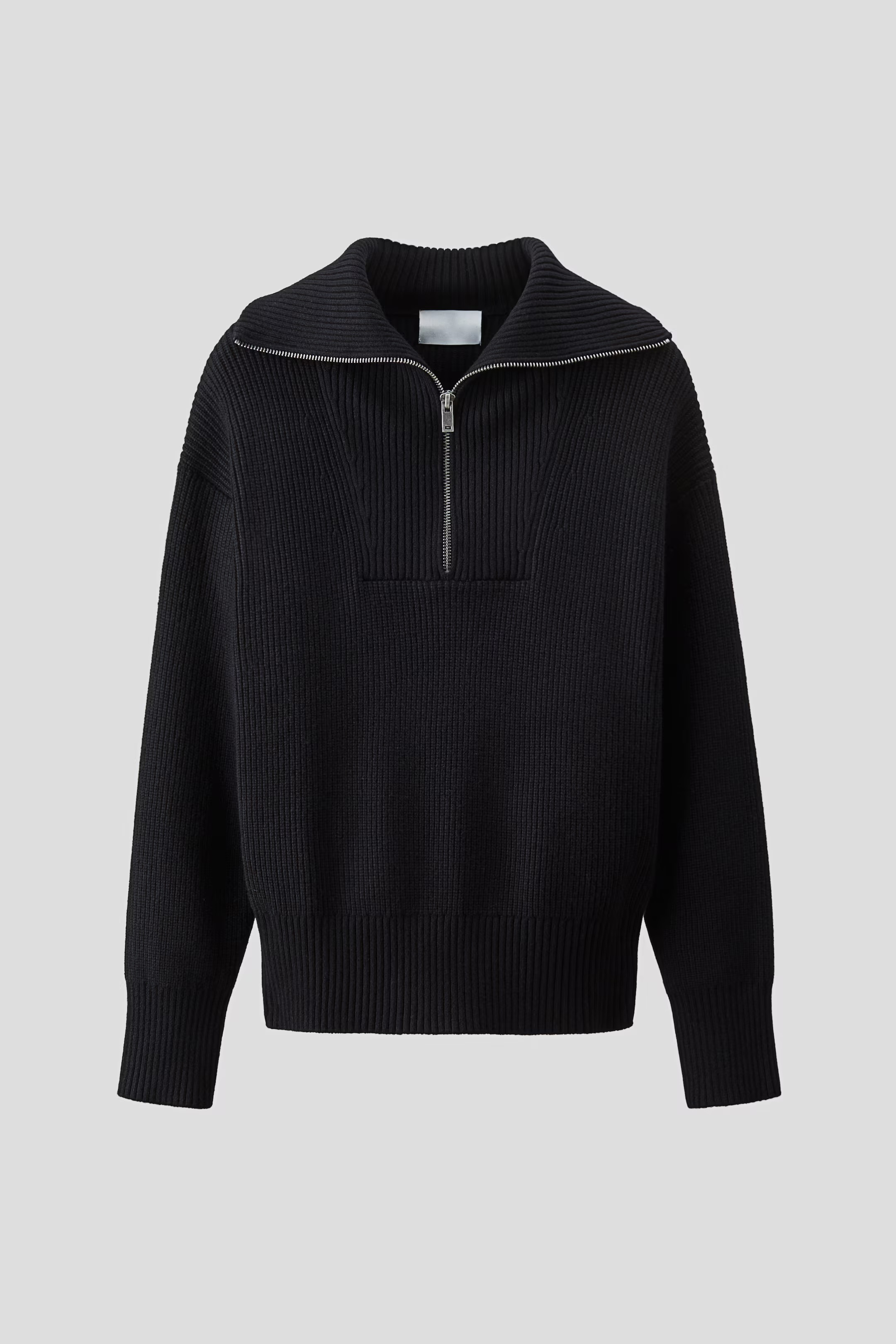 OEM ODM Stylish Ribbed Zip-Up Sweater for Men – Modern & Comfortable