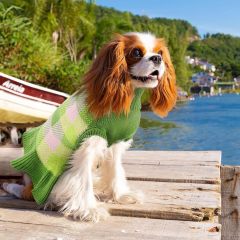 Wholesale Cozy Pink Plaid Dog Sweater – Stylish & Comfortable for Your Pet