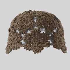 Made-to-order Women’s Crochet Lace Cap – Elegant and Breathable Handmade Hat in Multiple Colors