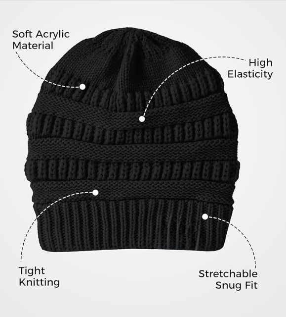 Wholesale Slouchy Beanie - Cozy Knit Hat for a Relaxed, Stylish Look