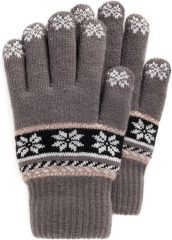 OEM ODM Winter Snowflake Knit Gloves – Warm & Stylish Gloves for Cold Weather