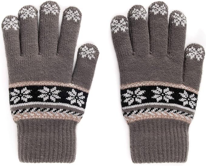 OEM ODM Winter Snowflake Knit Gloves – Warm & Stylish Gloves for Cold Weather