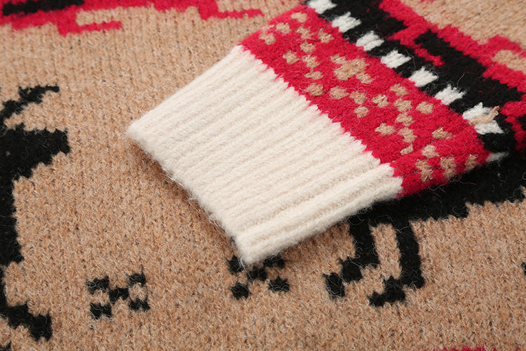 Factory Direct Nordic Reindeer Turtleneck Sweater