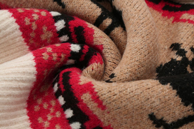 Factory Direct Nordic Reindeer Turtleneck Sweater