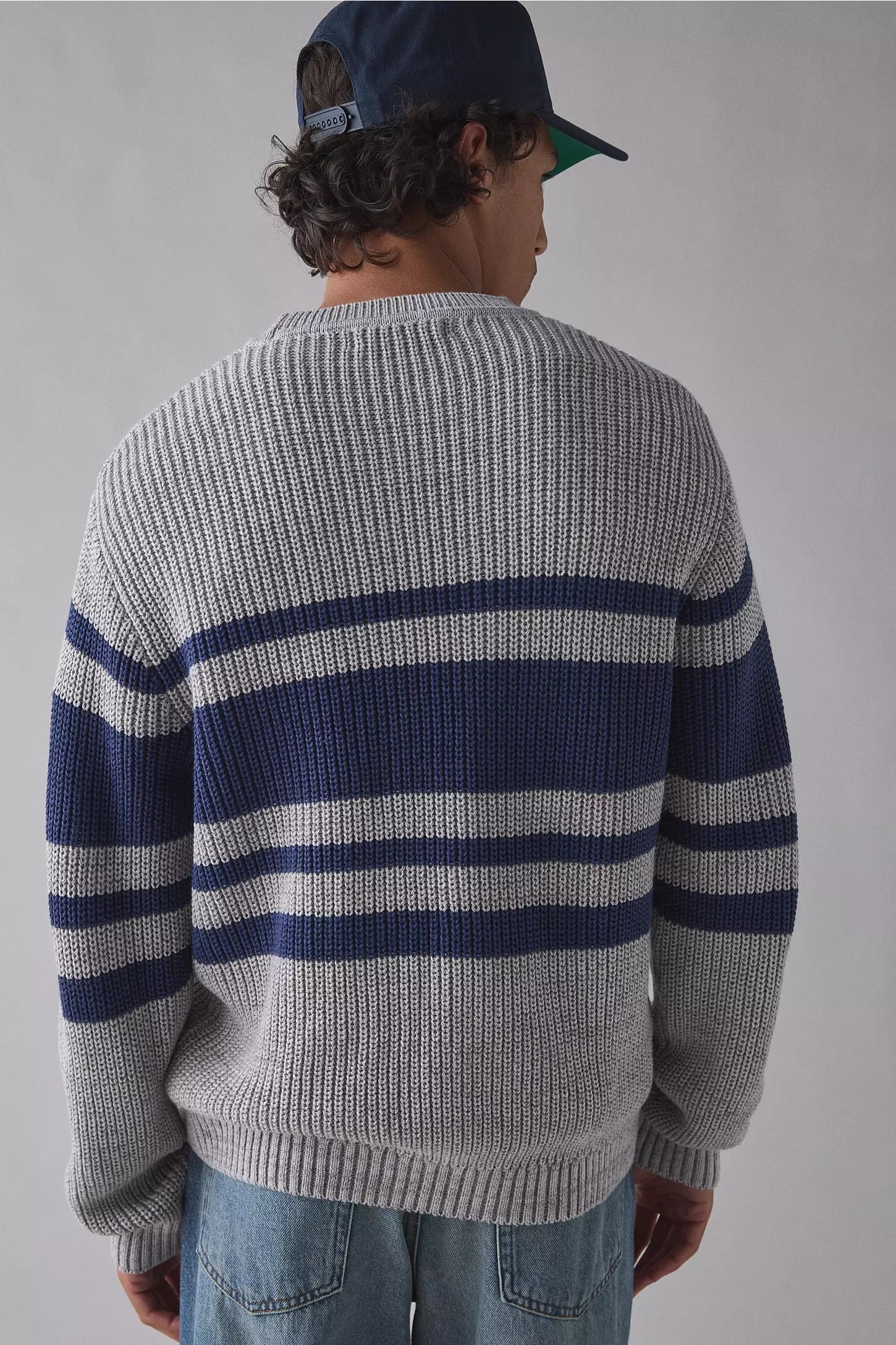 Factory Direct Men's Stripe Knit Sweater