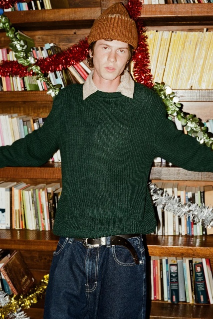 Factory Direct Men's Stripe Knit Sweater
