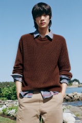 Factory Direct Men's Stripe Knit Sweater