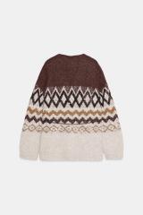 Factory Direct Women's Cozy Patterned Knit Cardigan and Skirt Set