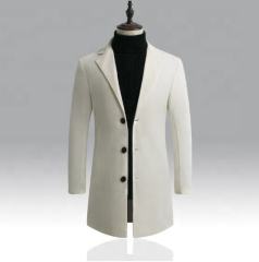 OEM ODM Men’s Classic Camel Wool Blend Long Coat