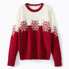 OEM ODM  Snowflake Pattern Christmas Sweater