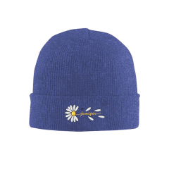 Made-to-order Juniper Black Daisy Embroidered Beanie