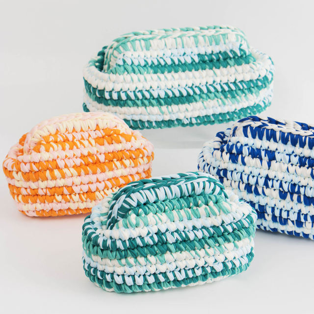 OEM ODM Colorful Handwoven Straw Handbag