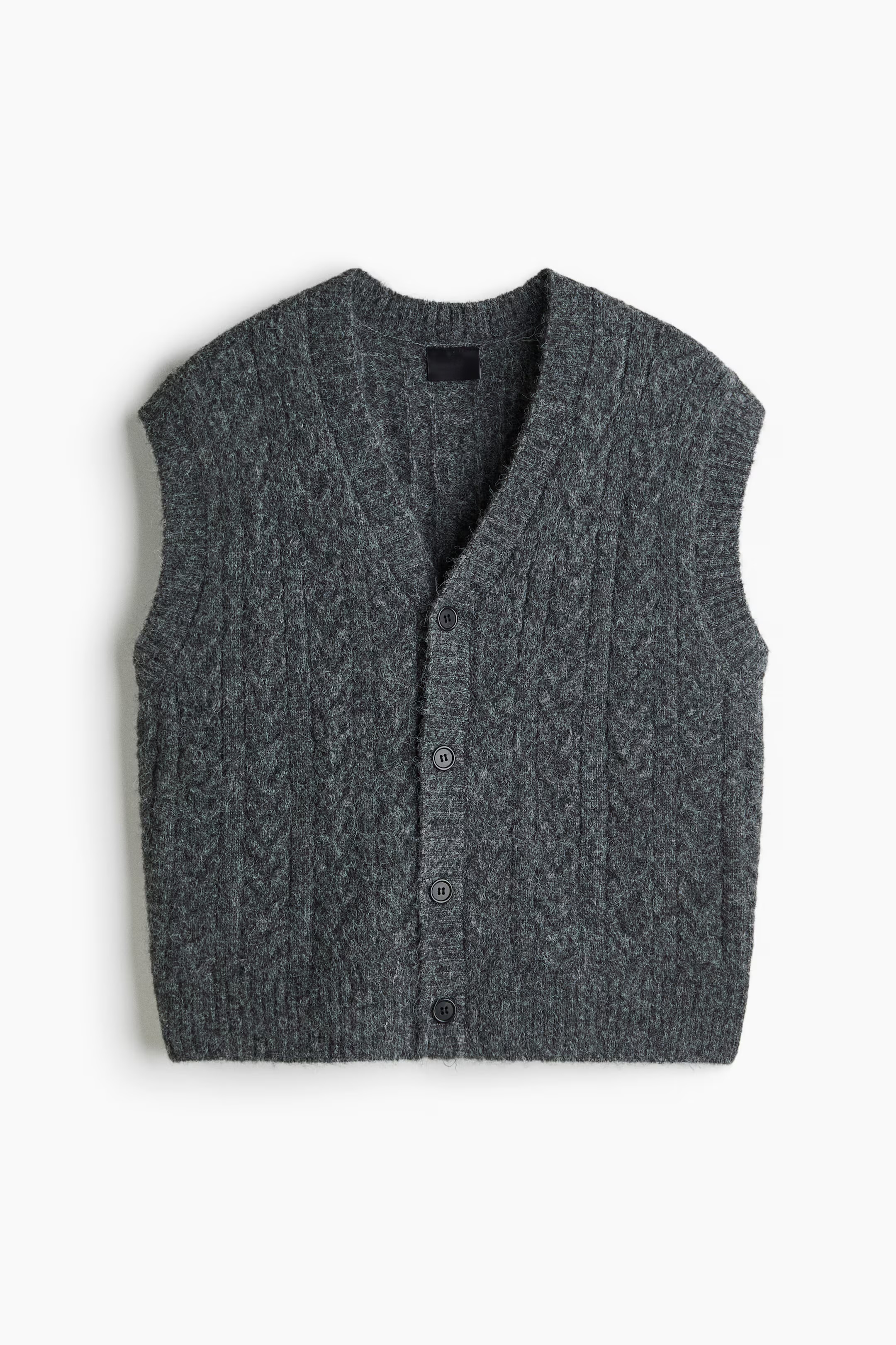 OEM ODM Personalized Men’s Soft Textured Button-Up Knit Vest