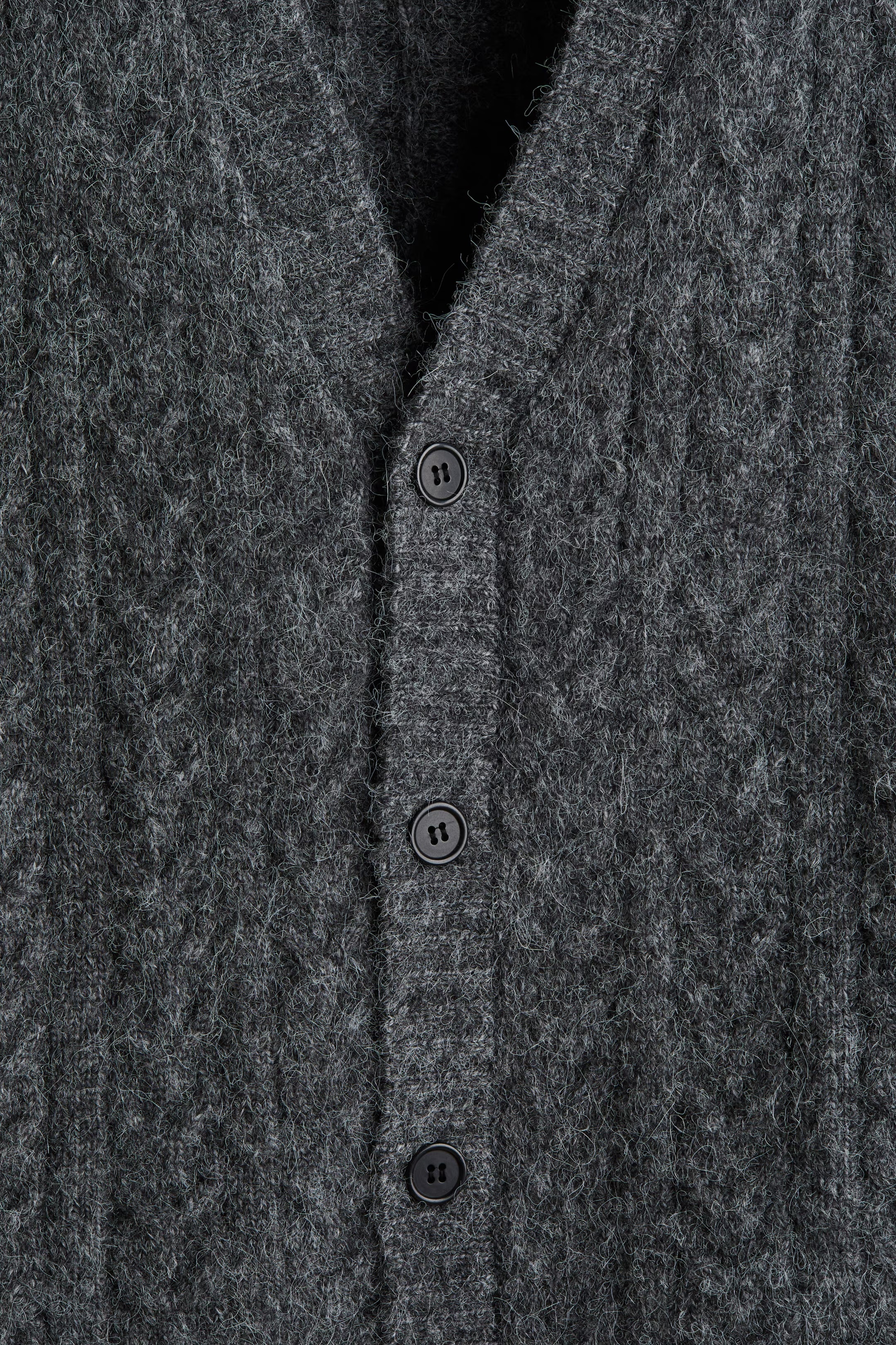OEM ODM Personalized Men’s Soft Textured Button-Up Knit Vest
