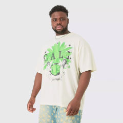 OEM ODM CALI Los Angeles Graphic Oversized T-Shirt