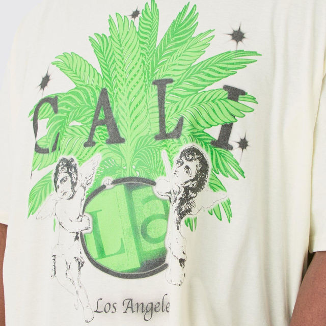 OEM ODM CALI Los Angeles Graphic Oversized T-Shirt