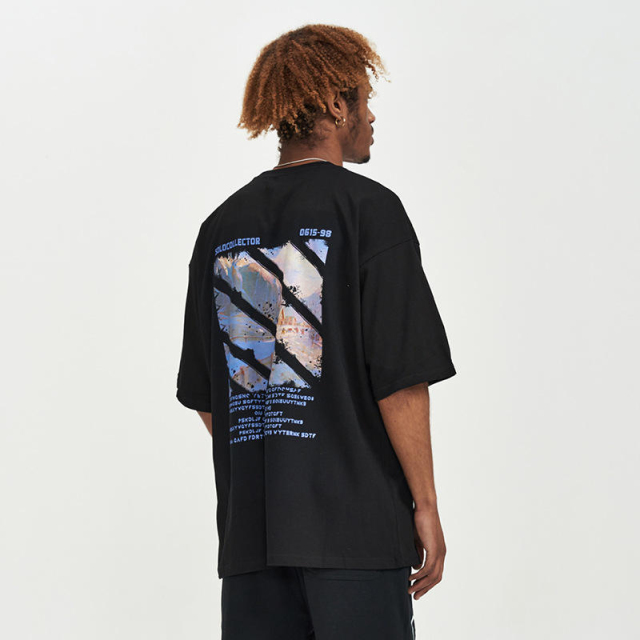 OEM ODM SOLO Collector Oversized Logo T-Shirt and Shorts Streetwear Set