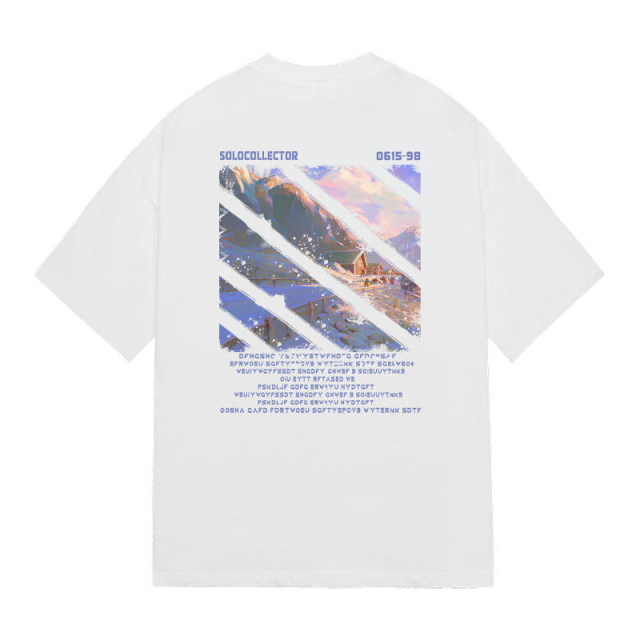 OEM ODM SOLO Collector Oversized Logo T-Shirt and Shorts Streetwear Set