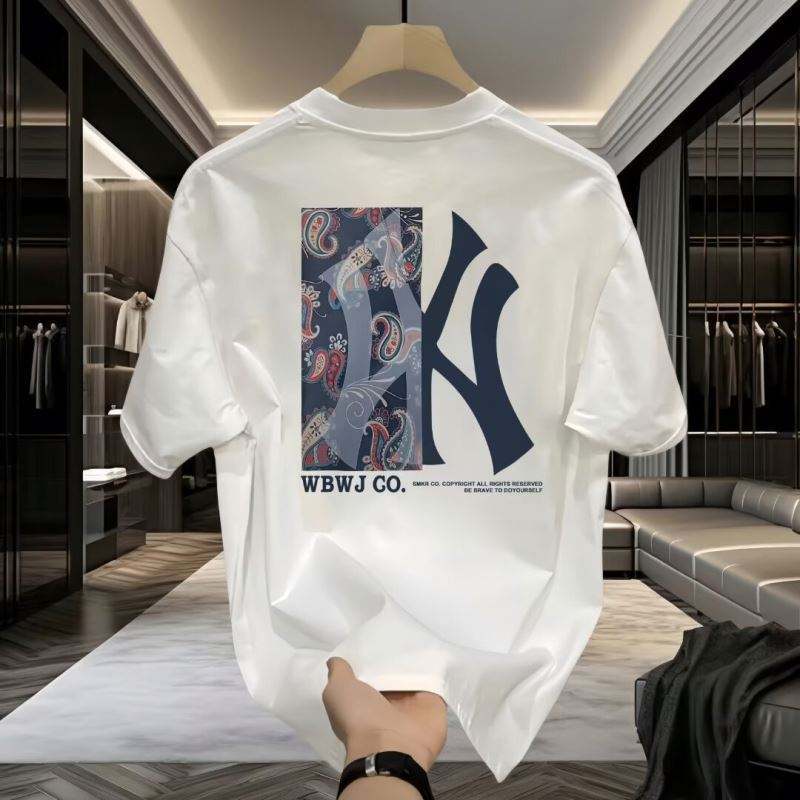 Factory Direct NY Paisley Patch Graphic Oversized Cotton T-Shirt