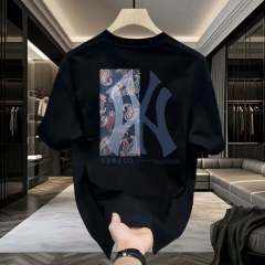Factory Direct NY Paisley Patch Graphic Oversized Cotton T-Shirt