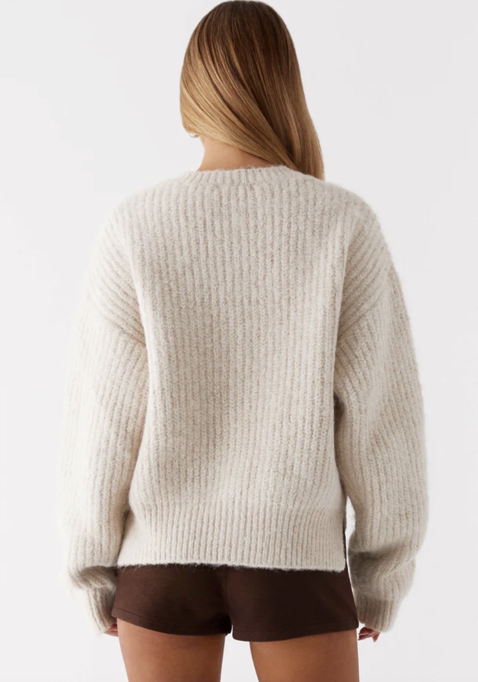Wholesale Women’s Soft Ribbed Button-Up Knit Cardigan – Relaxed Fit Cozy Sweater