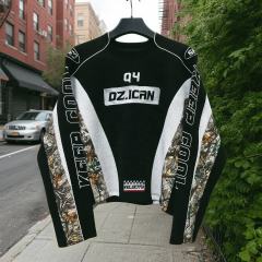 customized Women’s Unisex Cropped Motorsport Graphic Long Sleeve Top – “DZ.1CAN 94”