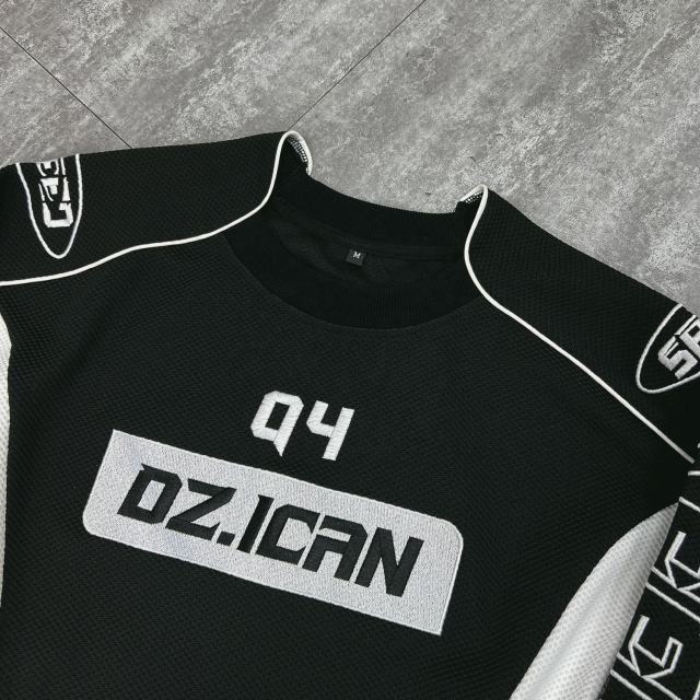 customized Women’s Unisex Cropped Motorsport Graphic Long Sleeve Top – “DZ.1CAN 94”