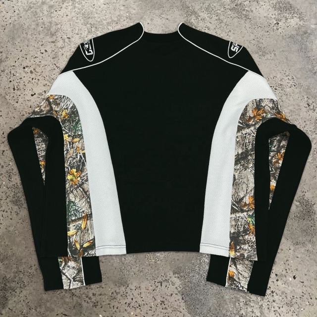 customized Women’s Unisex Cropped Motorsport Graphic Long Sleeve Top – “DZ.1CAN 94”
