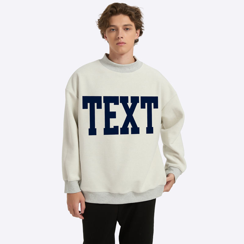 Personalized CUSTOM Oversized Crewneck Sweatshirt – Unisex Casual Streetwear Pullover